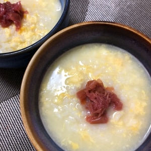 急な発熱に…　チンするご飯でおかゆさん